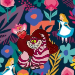 Disney - Alice Au Pays Des Merveilles : Pin's Coeur Cheshire OE