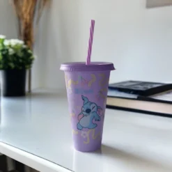 Disney - Lilo Et Stitch : Gobelet Avec Paille Stitch