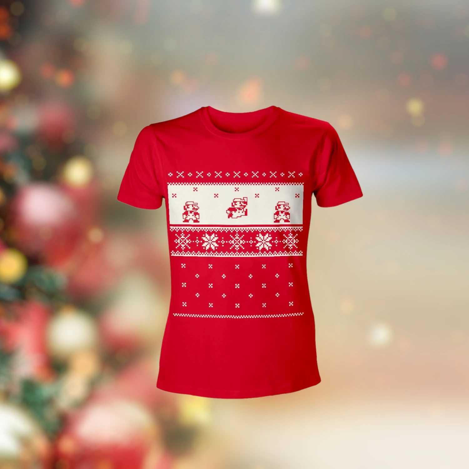 Nintendo - Mario Bros : T Shirt X-Mas 1 Nintendo - Mario Bros : T Shirt X-Mas