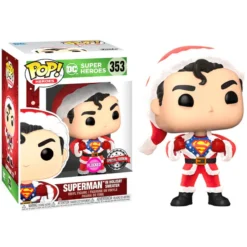 DC Comics - Superman : Box De Noël Funko Pop + T-Shirt -Boutique Pas Chère 889698506465 le palais des goodies 1