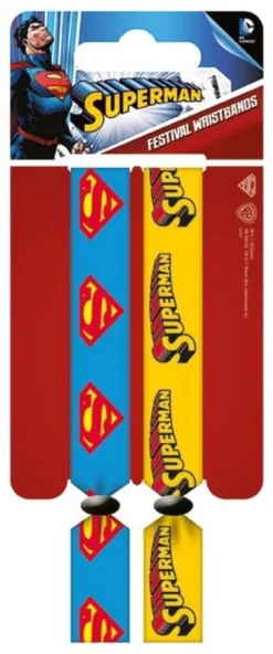 DC Comics - Superman : Pack De 2 Bracelets (type Festival)