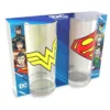 DC Comics : Set De 2 Verres Wonder Woman & Superman