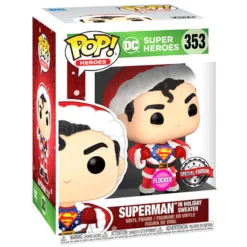 DC Comics - Superman : Box De Noël Funko Pop + T-Shirt -Boutique Pas Chère dc comics superman box de noel funko pop t shirt le palais des goodies 1
