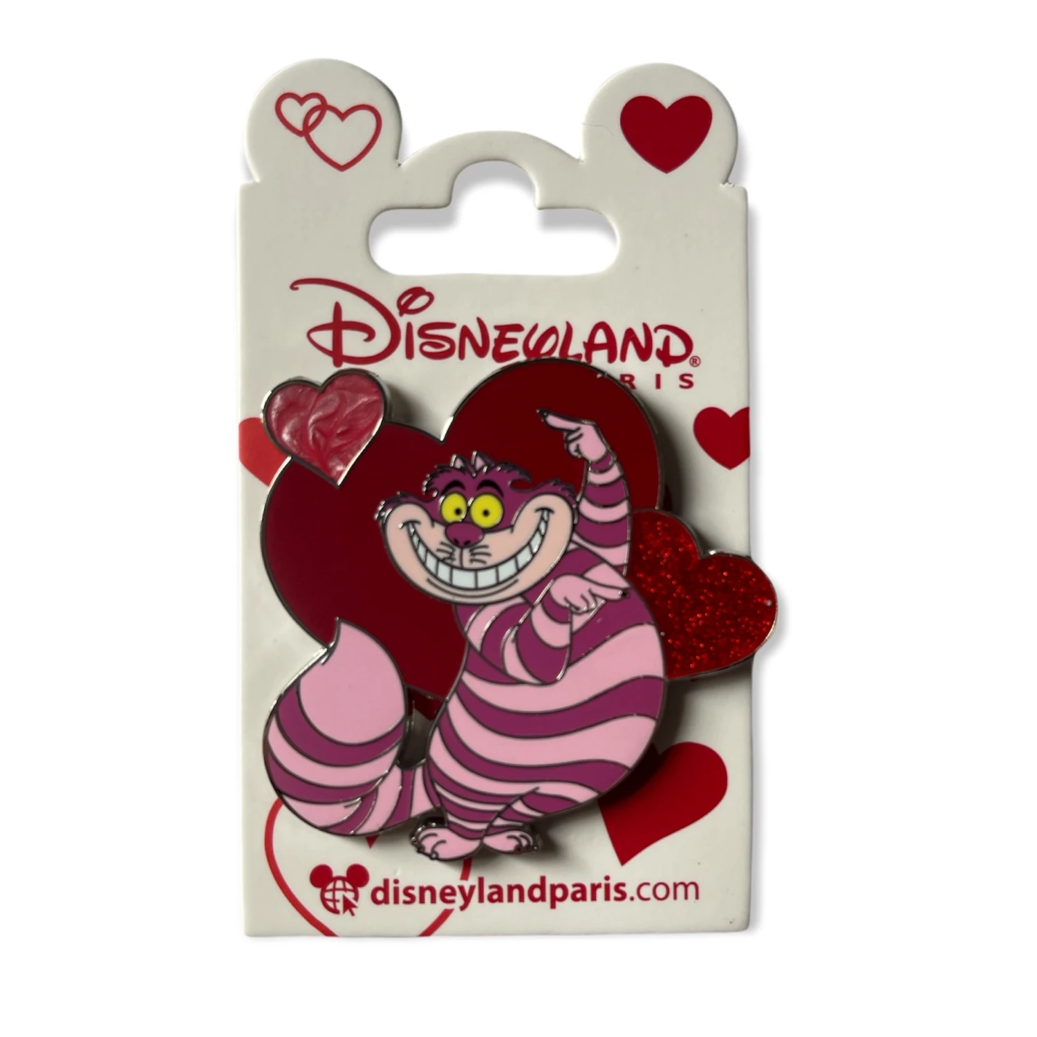Disney - Alice Au Pays Des Merveilles : Pin's Coeur Cheshire OE 2 Disney - Alice Au Pays Des Merveilles : Pin's Coeur Cheshire OE – Image 2
