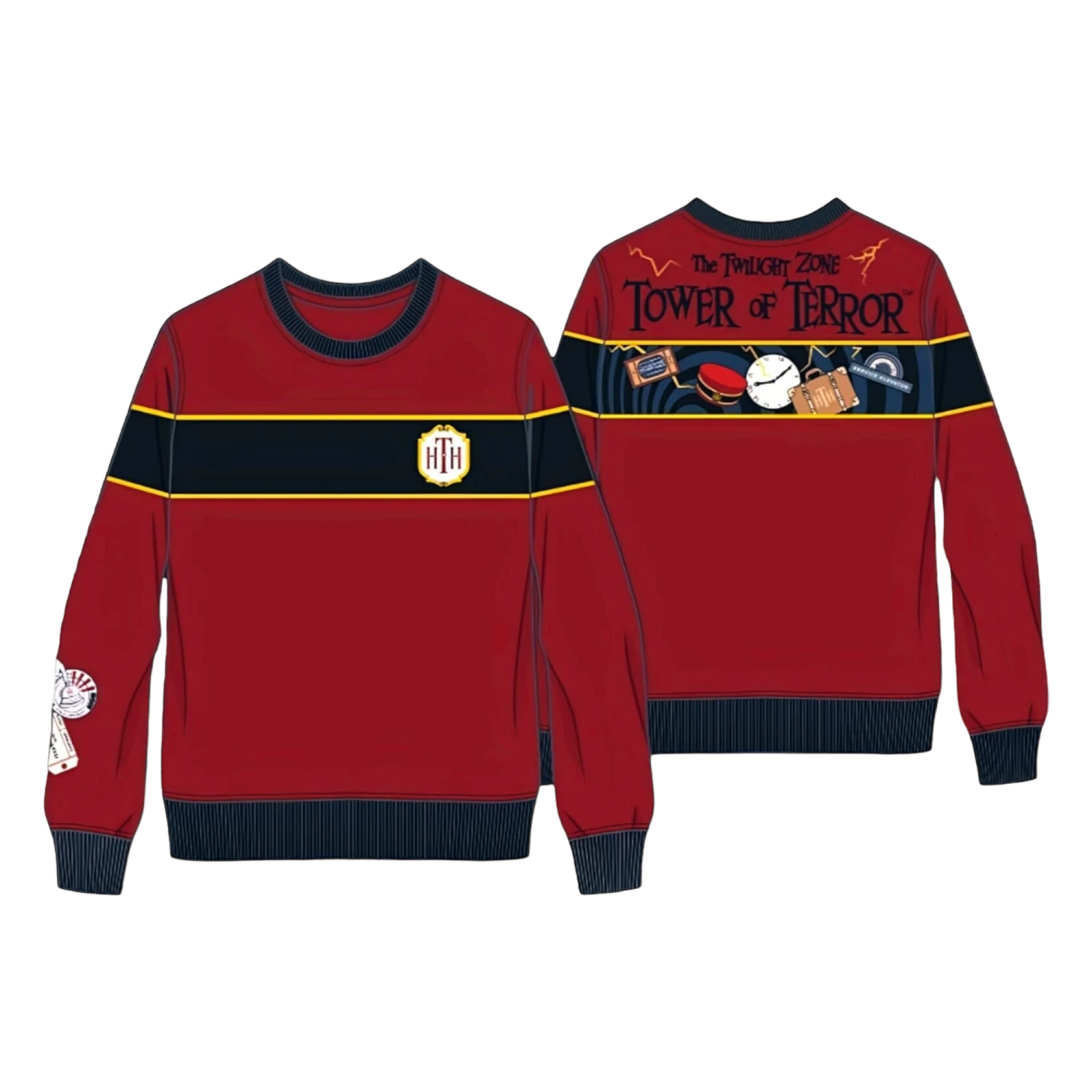 Disney : The Hollywood Tower Hotel : Sweat Spirit Jersey 2 Disney : The Hollywood Tower Hotel : Sweat Spirit Jersey – Image 2