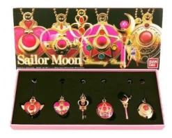Boutique Pas Chère -Boutique Pas Chère sailor moon set de 6 pendentifs en metal porte cles bandai